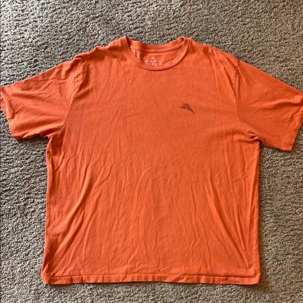 Tommy Bahama Orange Short Sleeve Tee Relaxed Fit